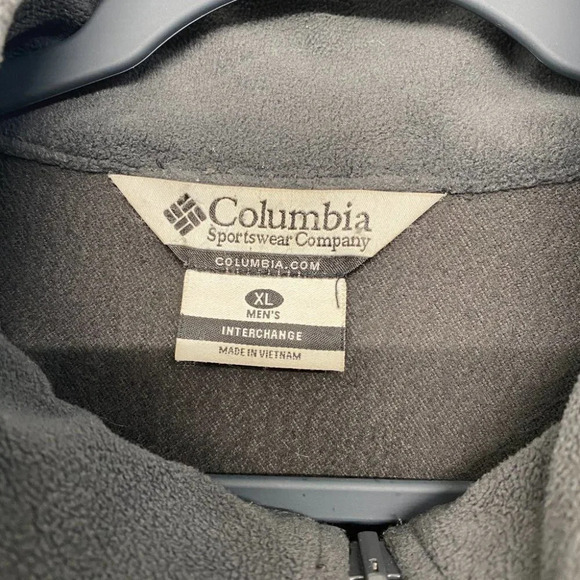 Columbia Soft Shell Omni Shield Interchange Lined Black Jacket Full Zip Size XL - Picture 3 of 11
